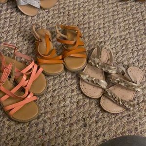Toddler girls size 8 sandals
